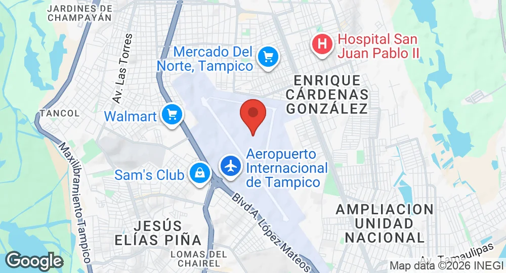 Map of Tampico International Airport