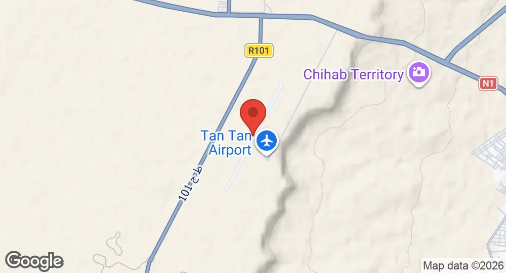 Map of Tan Tan Airport