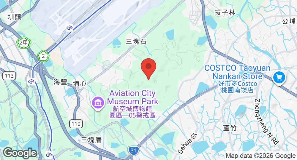 Map of Taoyuan Air Base
