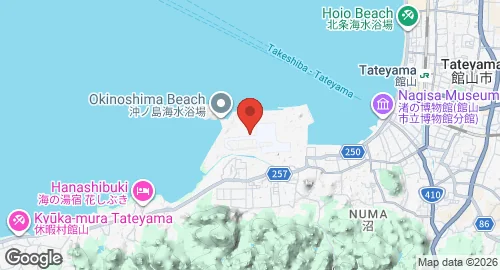 Map of Tateyama Air Field