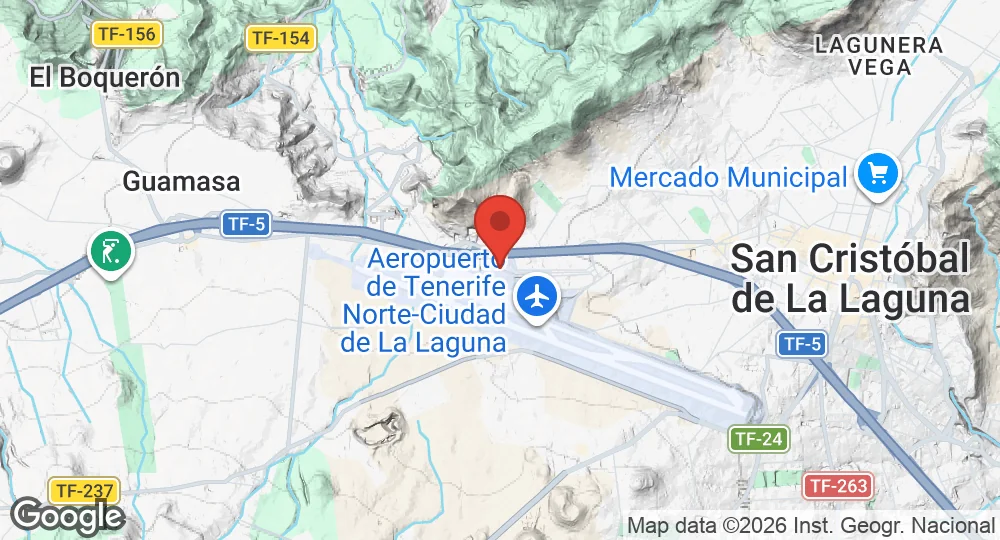 Map of Tenerife North Military Airfield