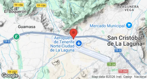 Map of Tenerife North Military Airfield