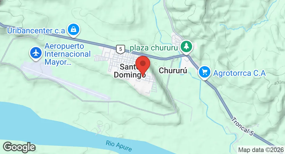 Map of Teófilo Luis Méndez Air Base