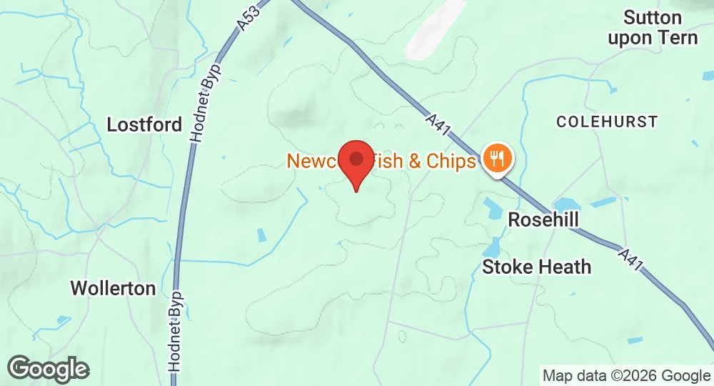 Map of Ternhill Airfield
