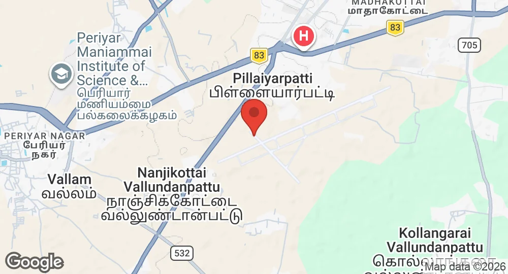 Map of Thanjavur AFS