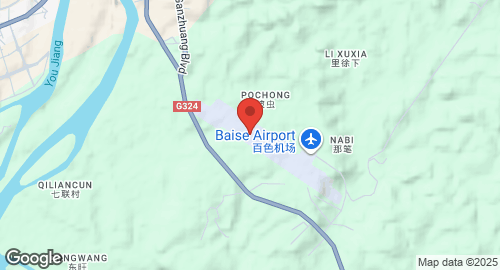 Mapa de Tianyang Air Base
