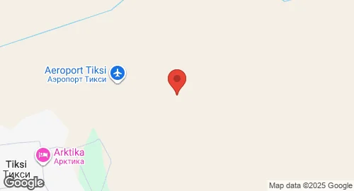 Map of Tiksi Air Base