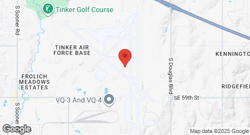 Mapa de Tinker Air Force Base