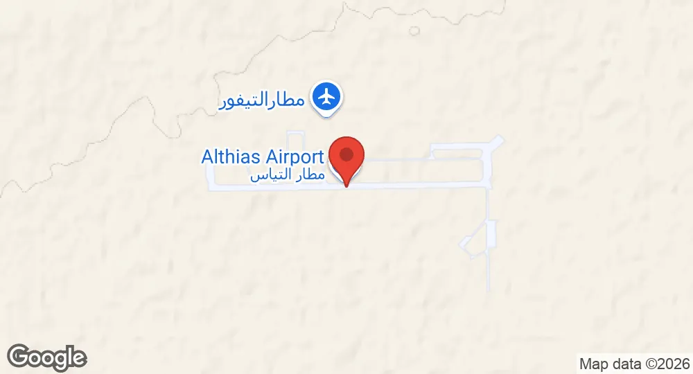 Map of Tiyas Air Base