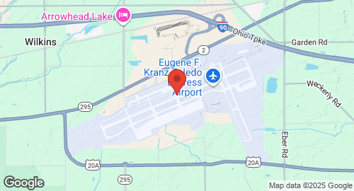 Mapa de Toledo Air National Guard Base