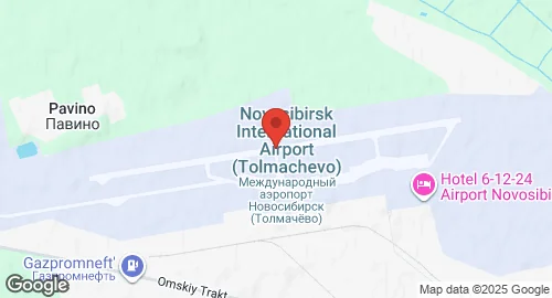Map of Tolmachevo Air Base