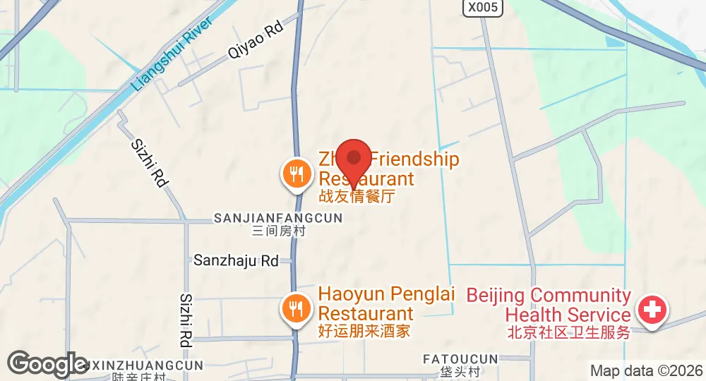 Map of Tongxian Air Base