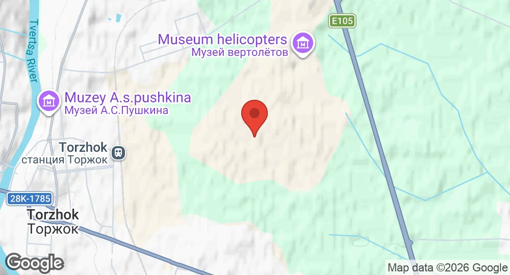 Map of Torzhok Air Base