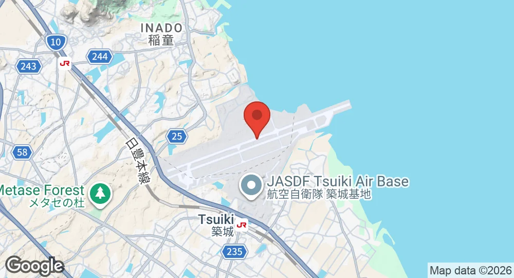 Map of Tsuiki Air Field