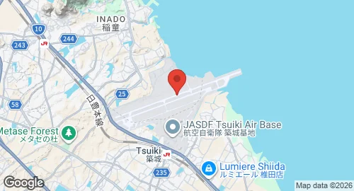 Map of Tsuiki Air Field