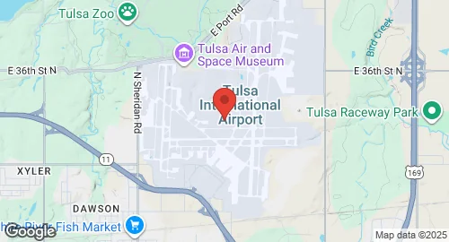 خريطة Tulsa Air National Guard Base