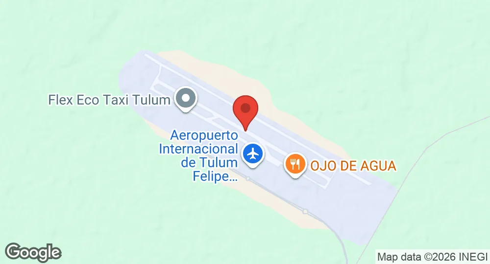 Map of Tulum International Airport