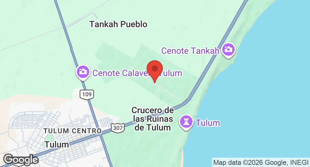 Map of Tulum Naval Air Base
