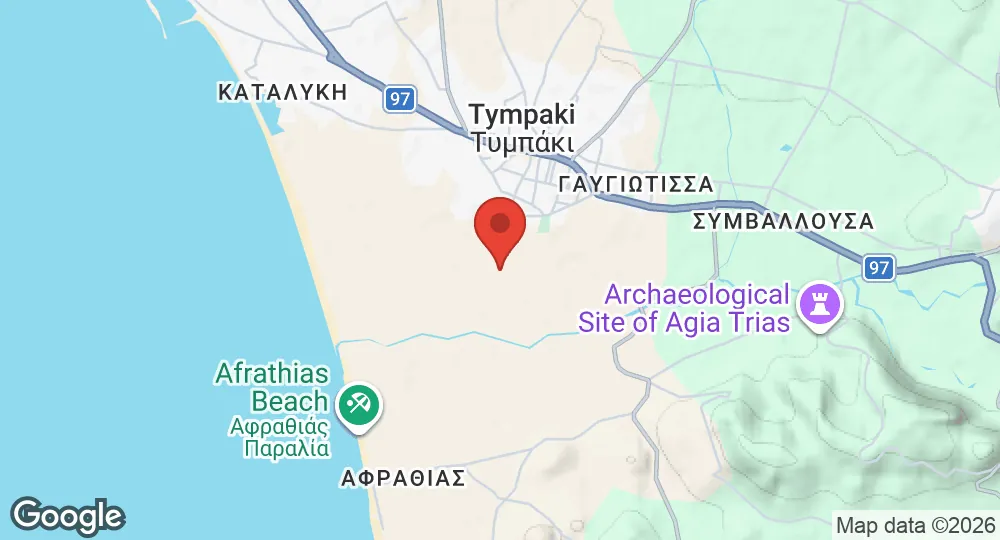 Map of Tympaki Air Base