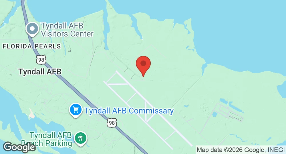 Map of Tyndall Air Force Base