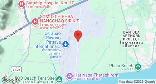 Map of U-Tapao Royal Thai Navy Airfield