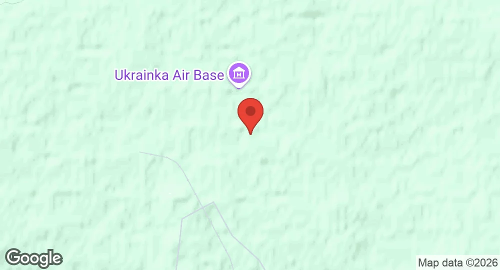 Map of Ukrainka Air Base