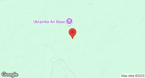 Map of Ukrainka Air Base