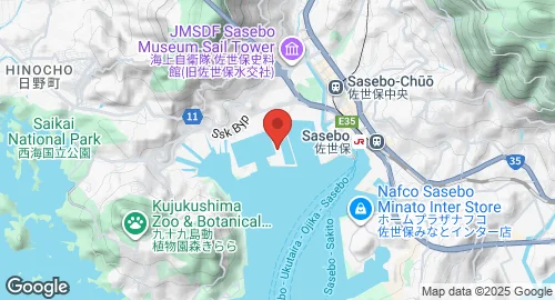 خريطة United States Fleet Activities Sasebo