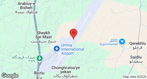 Map of Urumiyeh Airport