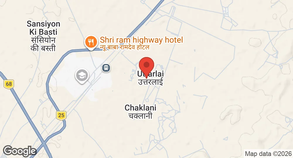 Map of Uttarlai AFS