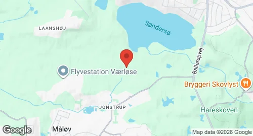 Map of Værløse Air Base