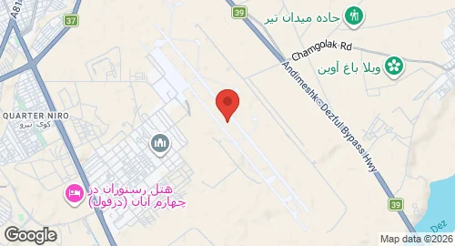 Map of Vahdati Air Base