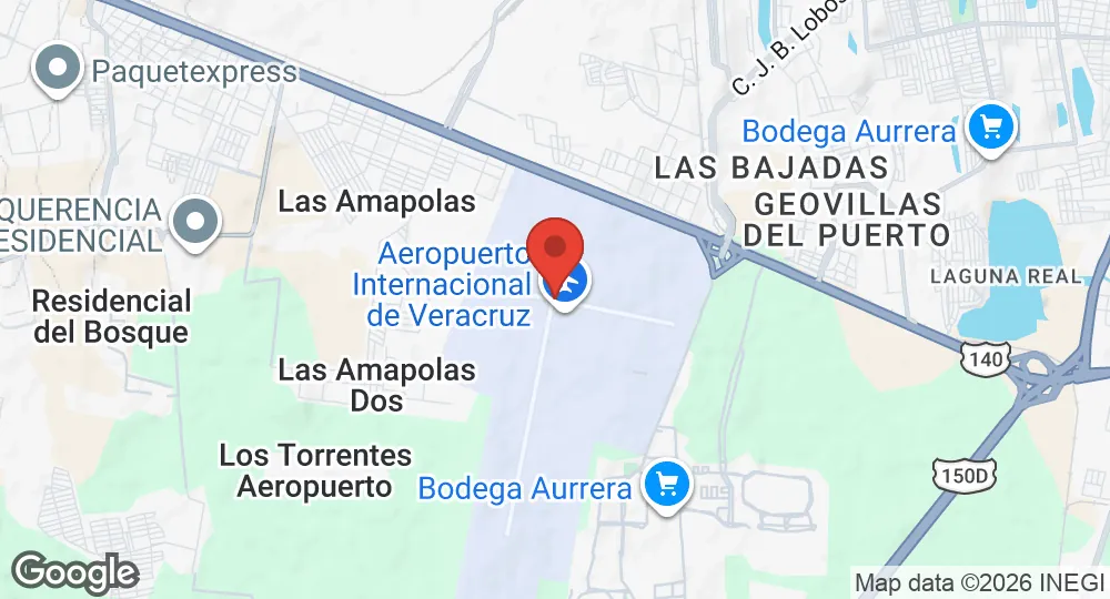 Map of Veracruz Naval Air Base