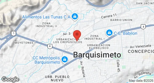 Map of Vicente Landaeta Gil Air Base