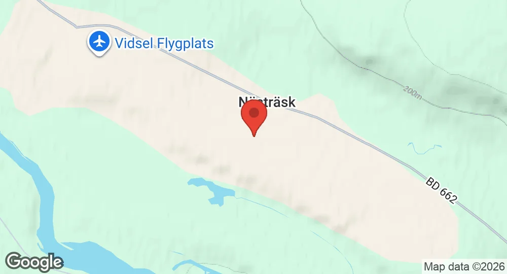 Map of Vidsel Air Base