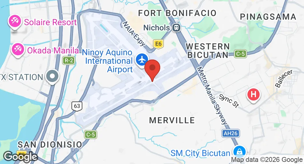Map of Villamor Air Base