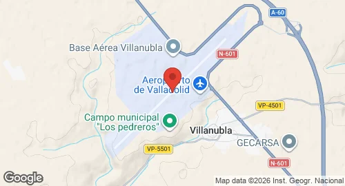 Map of Villanubla Air Base