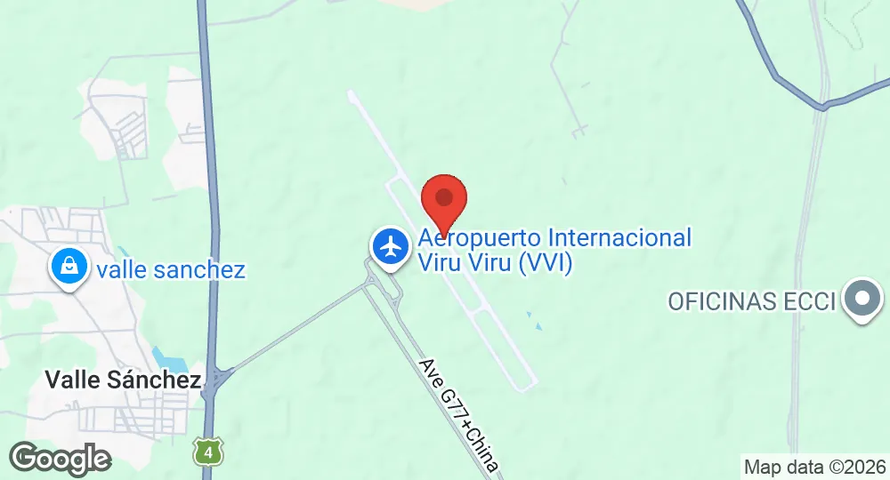 Map of Viru Viru Air Base