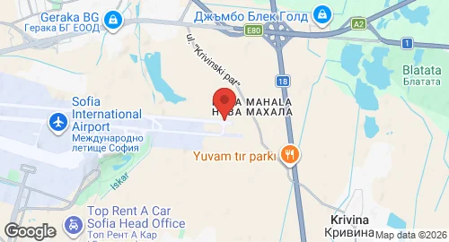 Map of Vrazhdebna Air Base