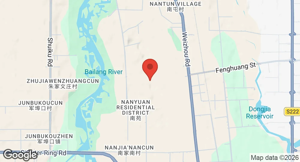 Map of Weifang Air Base