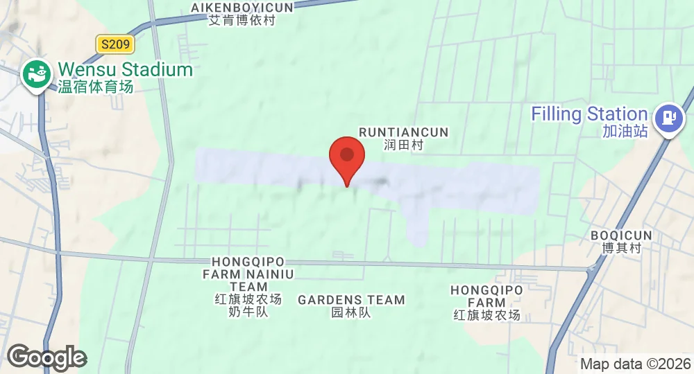 Map of Wensu Air Base