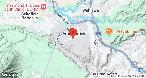 Map of Wheeler Army Airfield