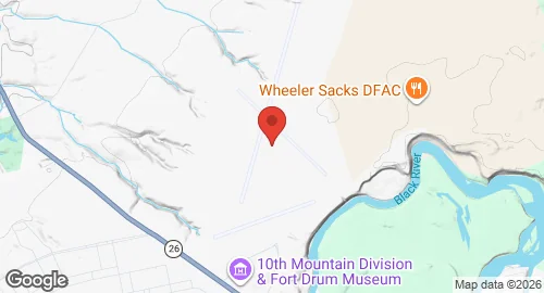 Map of Wheeler-Sack Army Airfield