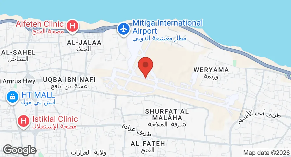 Map of Wheelus Air Base