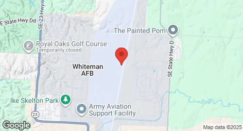 Mapa de Whiteman Air Force Base