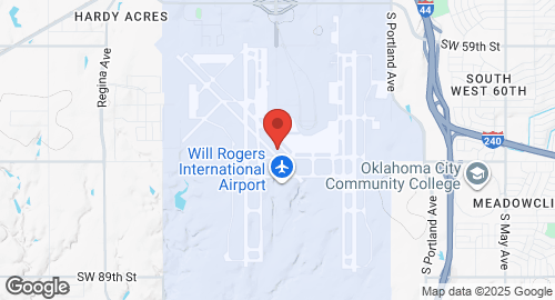 Mapa de Will Rogers Air National Guard Base