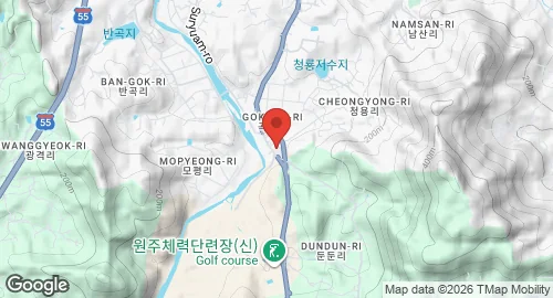 Map of Wonju Air Base