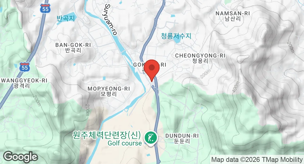 Map of Wonju Air Base