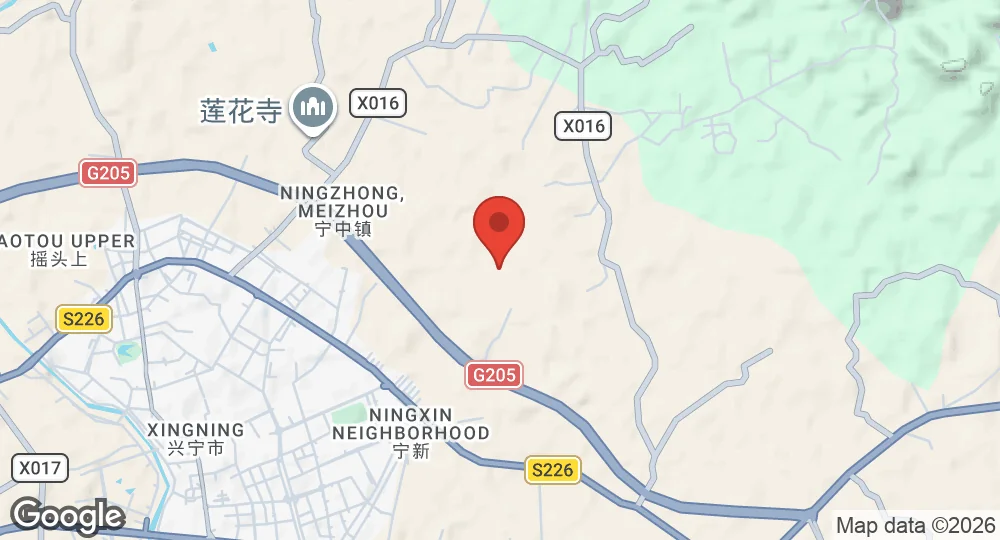 Map of Xingning Air Base
