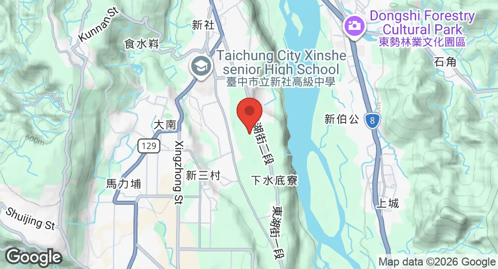 Map of Xinshe Army Heliport